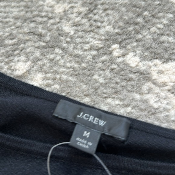 J Crew NWT Form knit one shoulder elbow sleeve top - Picture 8 of 9